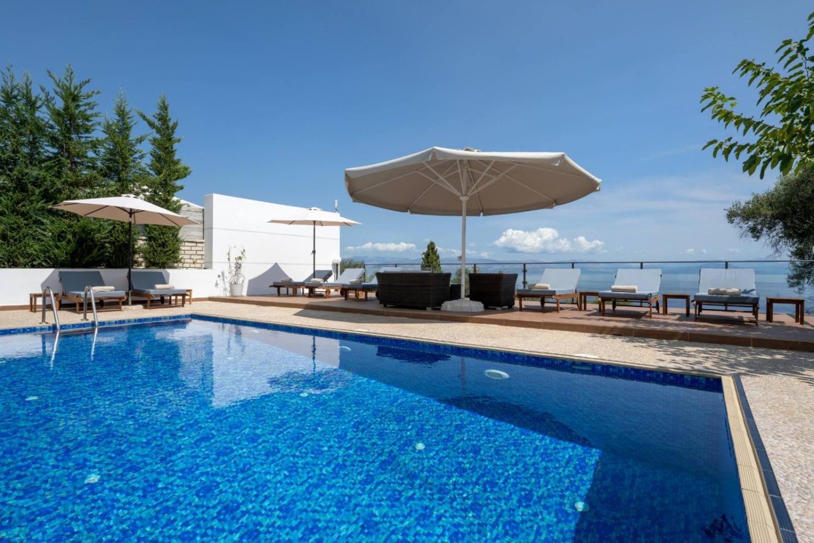 Alexandros Villa Luxury Achiilion Corfu Perama  Exterior foto